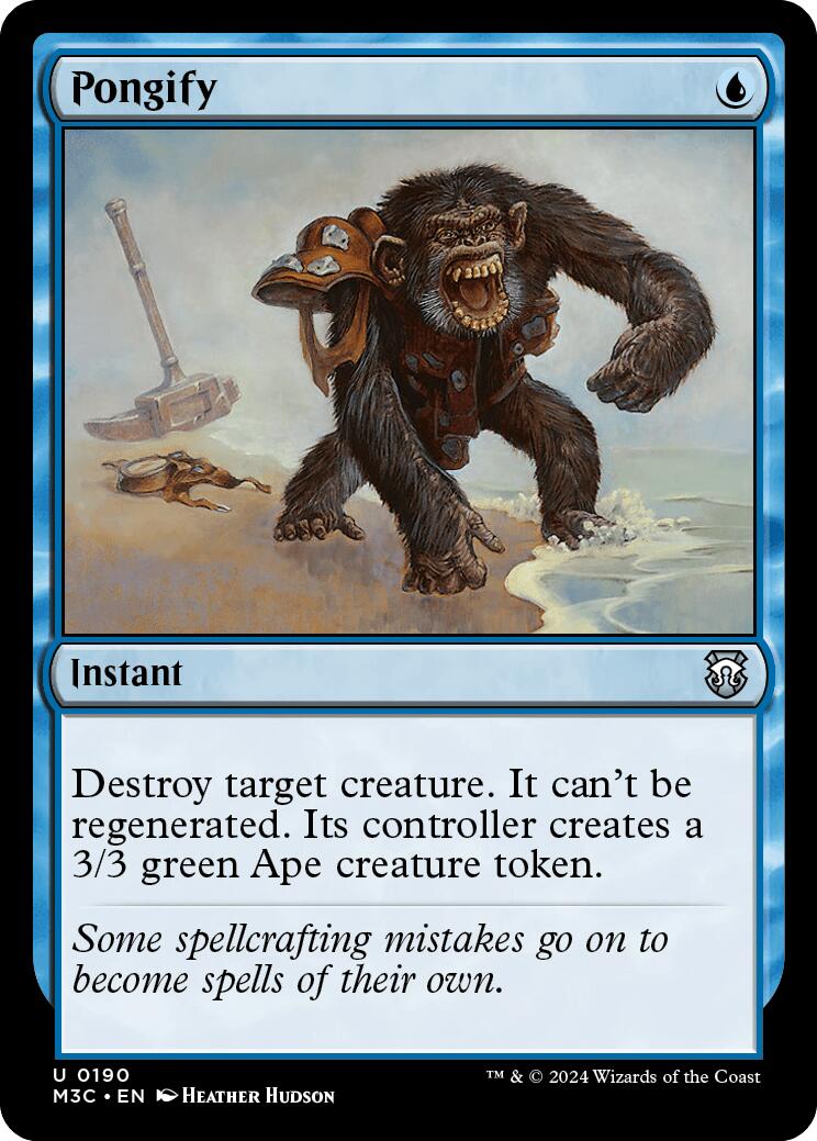 Pongify [Modern Horizons 3 Commander] | Shuffle n Cut Hobbies & Games