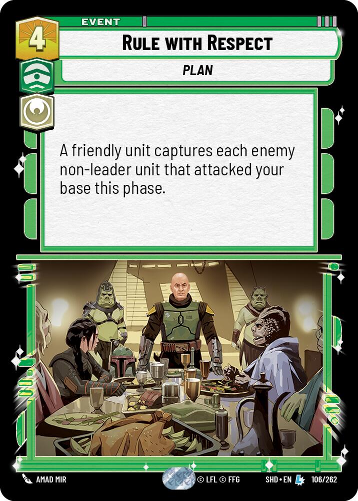 Rule with Respect (106/262) (106/262) [Shadows of the Galaxy] | Shuffle n Cut Hobbies & Games