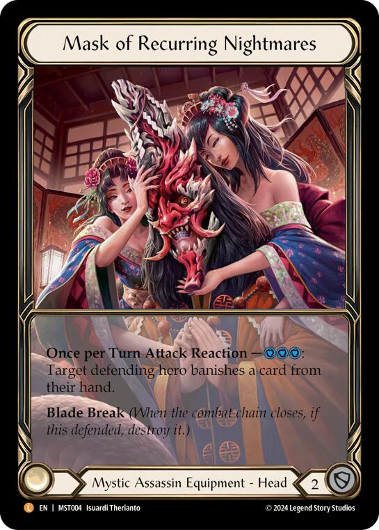 Mask of Recurring Nightmares (Extended Art) [MST004] (Part the Mistveil)  Cold Foil | Shuffle n Cut Hobbies & Games