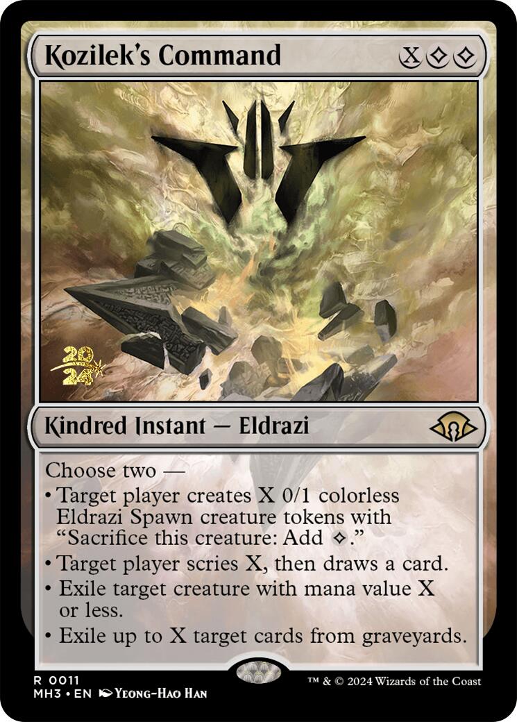 Kozilek's Command [Modern Horizons 3 Prerelease Promos] | Shuffle n Cut Hobbies & Games