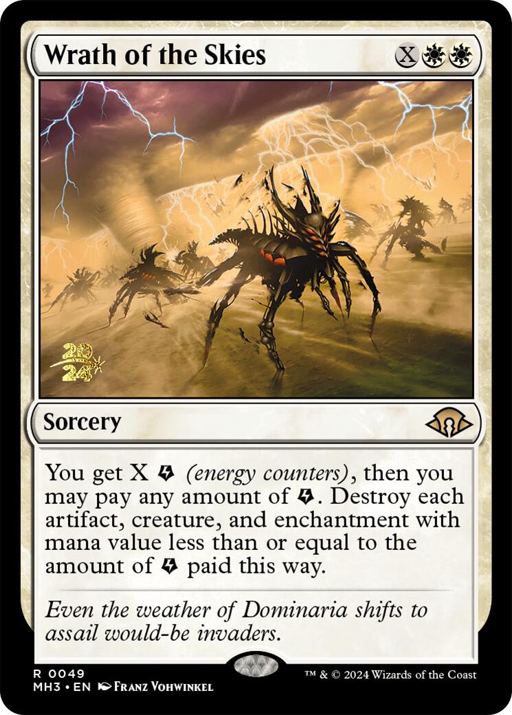 Wrath of the Skies [Modern Horizons 3 Prerelease Promos] | Shuffle n Cut Hobbies & Games