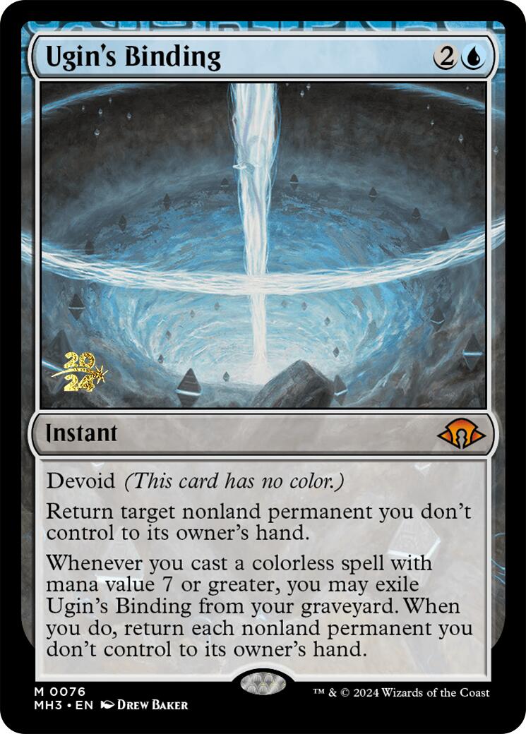 Ugin's Binding [Modern Horizons 3 Prerelease Promos] | Shuffle n Cut Hobbies & Games