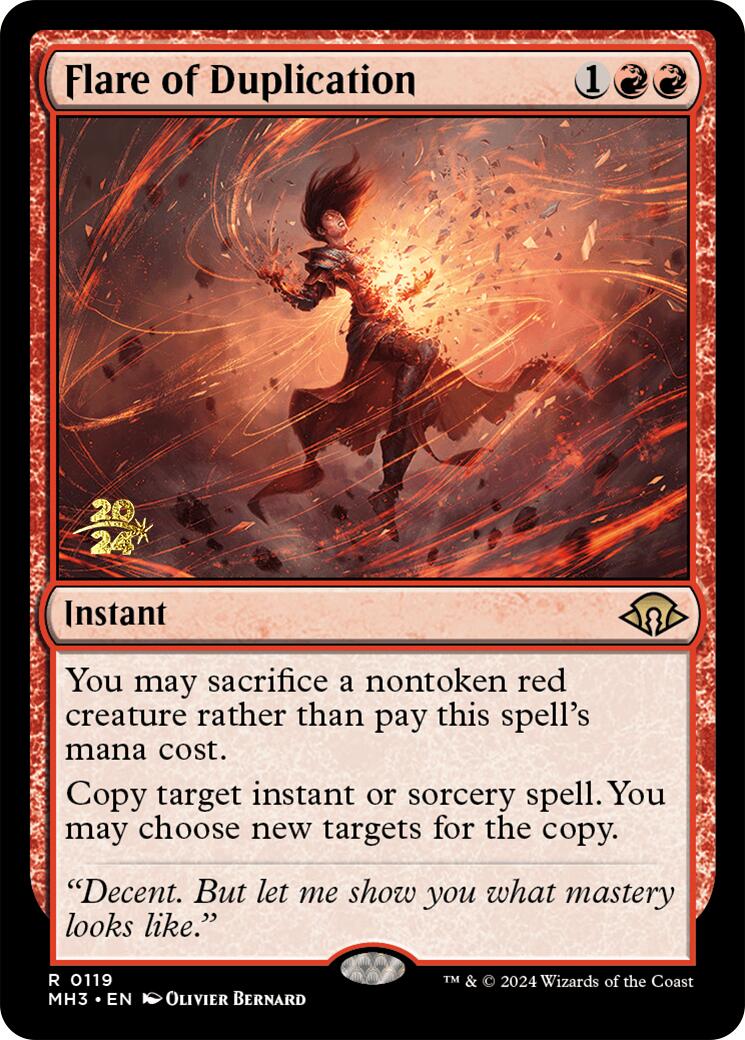 Flare of Duplication [Modern Horizons 3 Prerelease Promos] | Shuffle n Cut Hobbies & Games