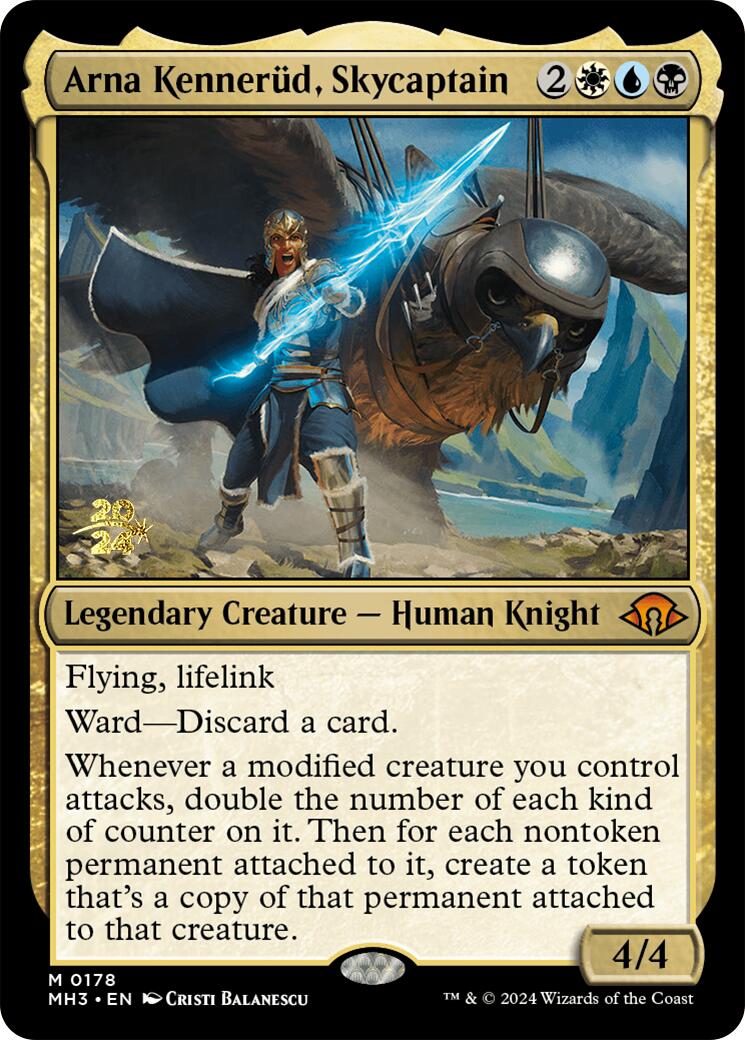 Arna Kennerud, Skycaptain [Modern Horizons 3 Prerelease Promos] | Shuffle n Cut Hobbies & Games