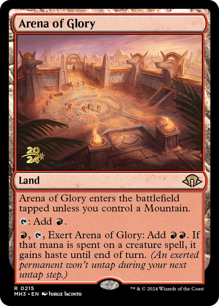 Arena of Glory [Modern Horizons 3 Prerelease Promos] | Shuffle n Cut Hobbies & Games
