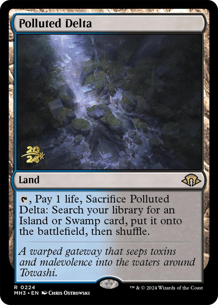 Polluted Delta [Modern Horizons 3 Prerelease Promos] | Shuffle n Cut Hobbies & Games