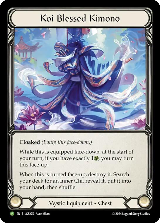 Koi Blessed Kimono [LGS275] (Promo)  Rainbow Foil | Shuffle n Cut Hobbies & Games