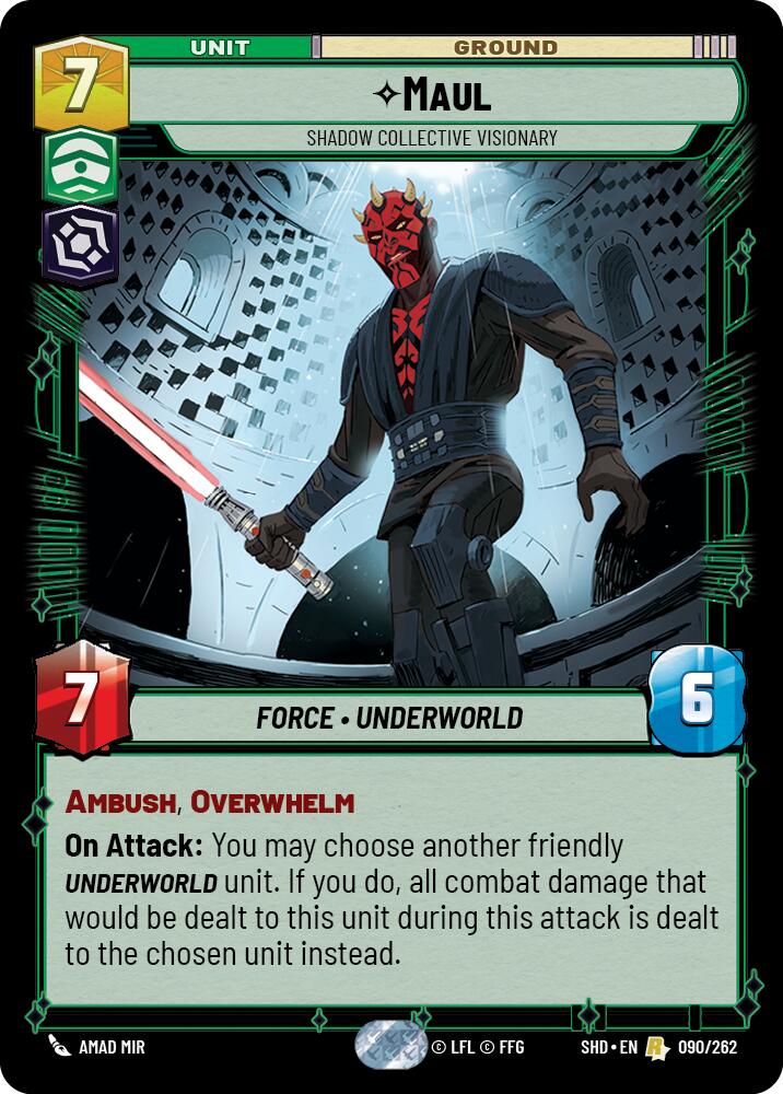 Maul - Shadow Collective Visionary (090/262) (090/262) [Shadows of the Galaxy] | Shuffle n Cut Hobbies & Games