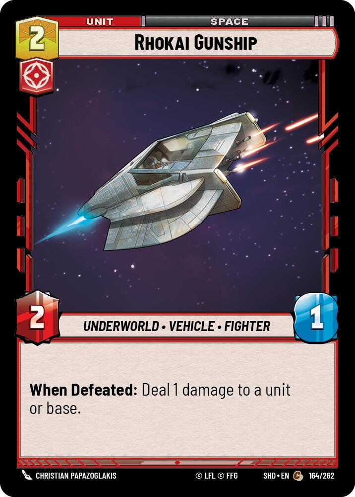 Rhokai Gunship (164/262) (164/262) [Shadows of the Galaxy] | Shuffle n Cut Hobbies & Games
