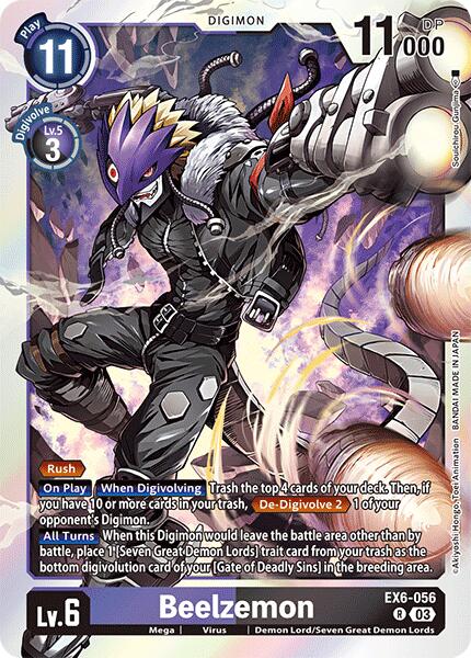 Beelzemon [EX6-056] [Infernal Ascension] | Shuffle n Cut Hobbies & Games