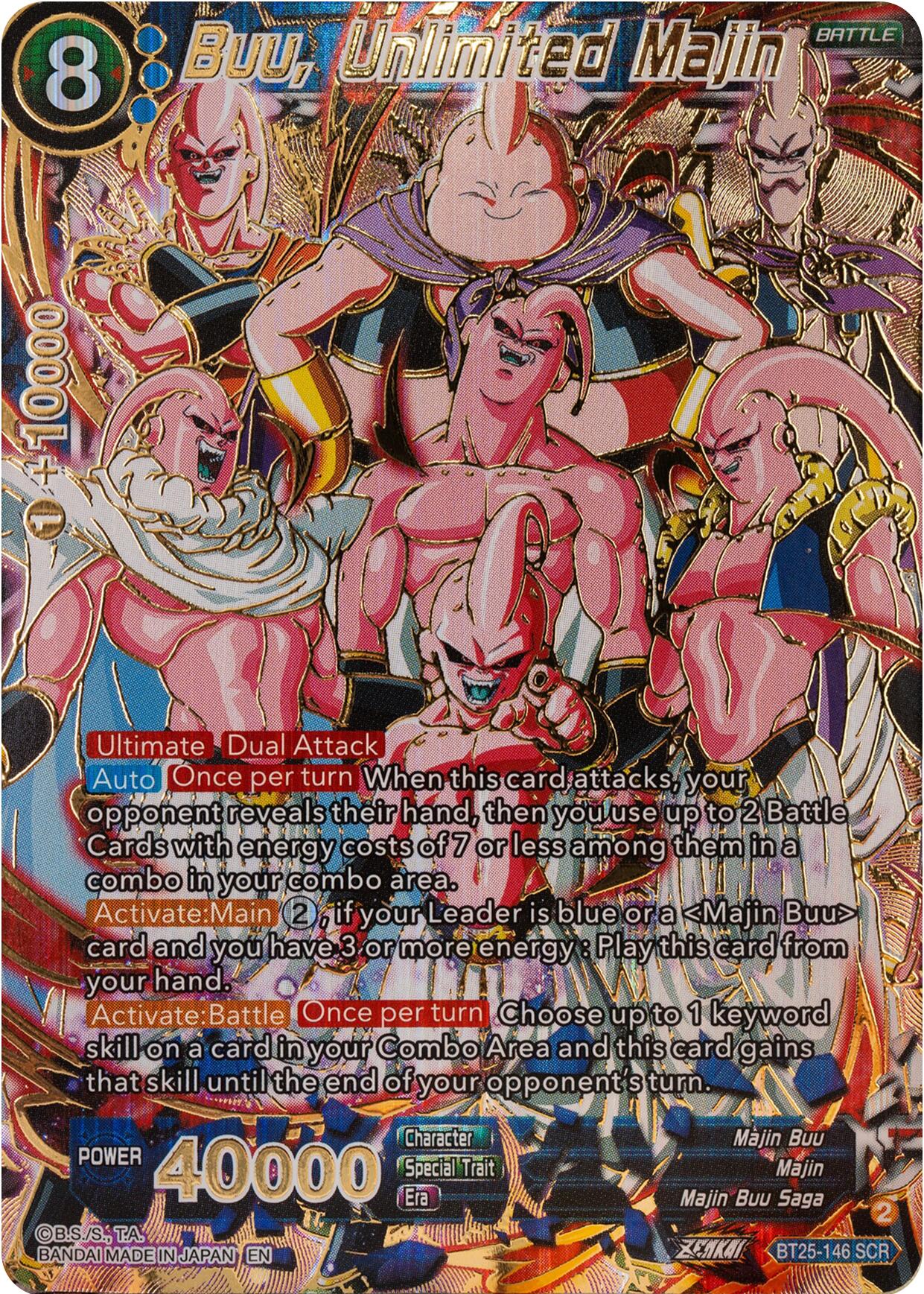 Buu, Unlimited Majin (BT25-146) [Legend of the Dragon Balls] | Shuffle n Cut Hobbies & Games