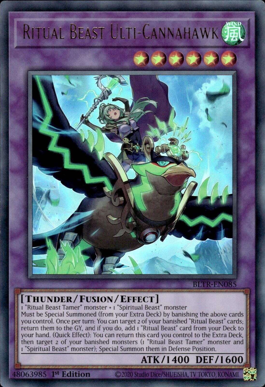 Ritual Beast Ulti-Cannahawk (Alternate Art) [BLTR-EN085] Ultra Rare | Shuffle n Cut Hobbies & Games