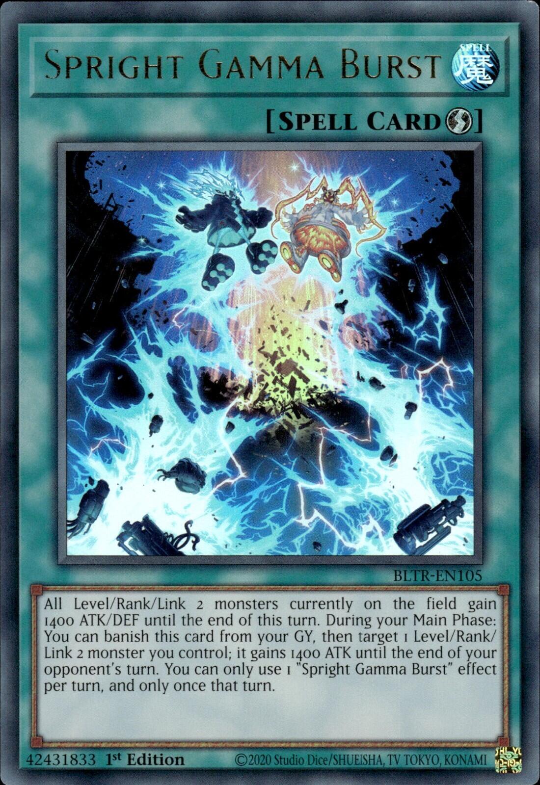 Spright Gamma Burst [BLTR-EN105] Ultra Rare | Shuffle n Cut Hobbies & Games