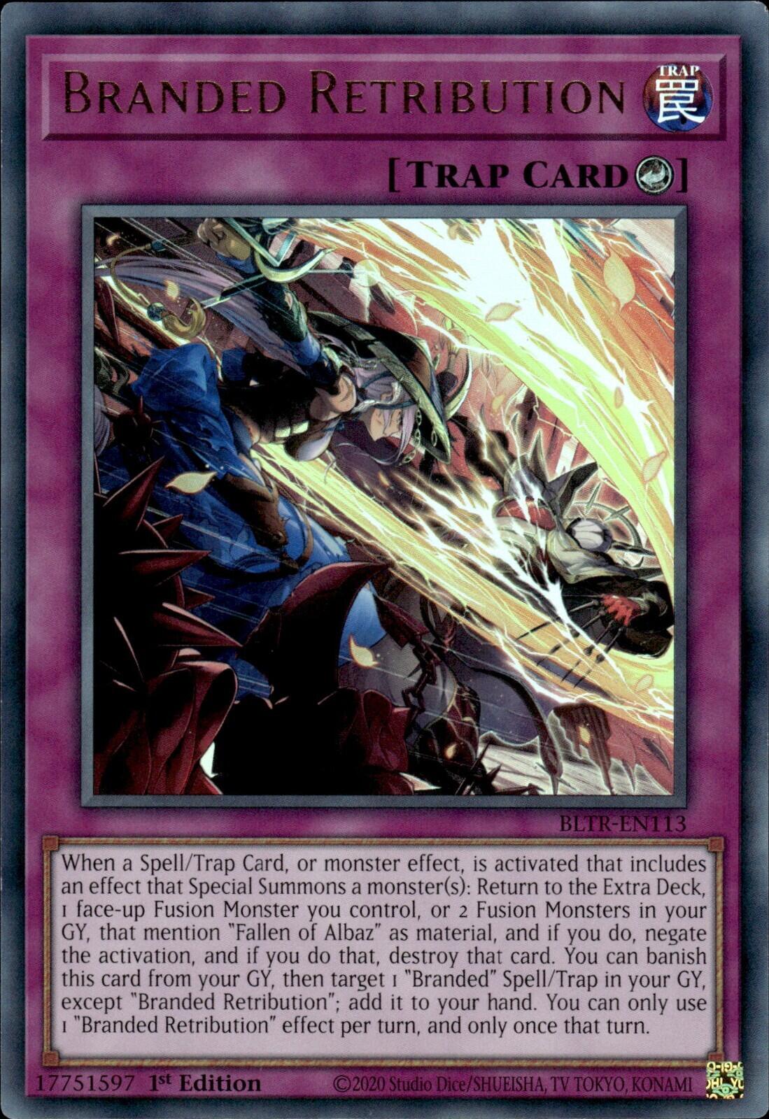 Branded Retribution [BLTR-EN113] Ultra Rare | Shuffle n Cut Hobbies & Games