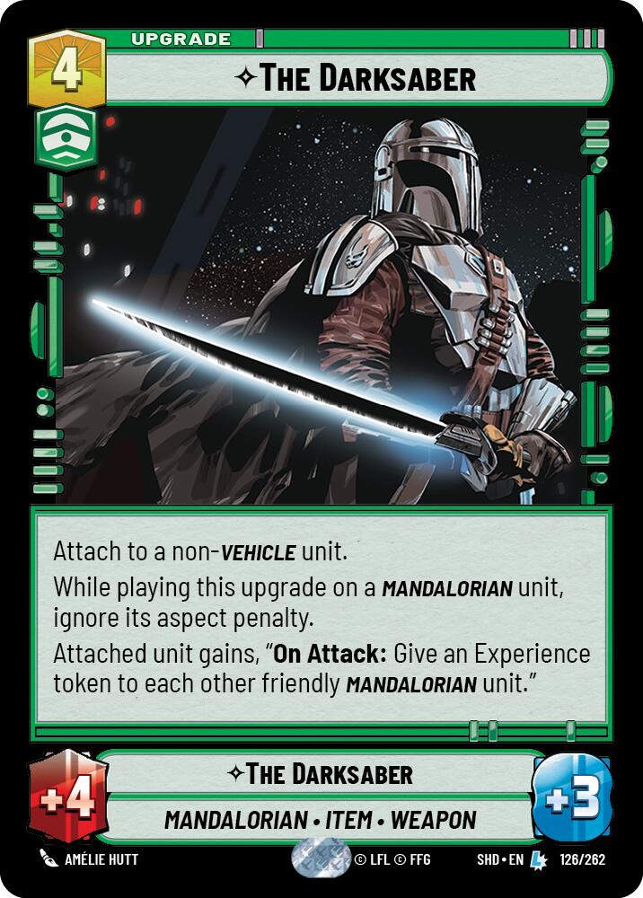 The Darksaber (126/262) (126/262) [Shadows of the Galaxy] | Shuffle n Cut Hobbies & Games