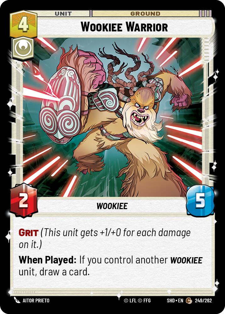 Wookiee Warrior (249/262) (249/262) [Shadows of the Galaxy] | Shuffle n Cut Hobbies & Games