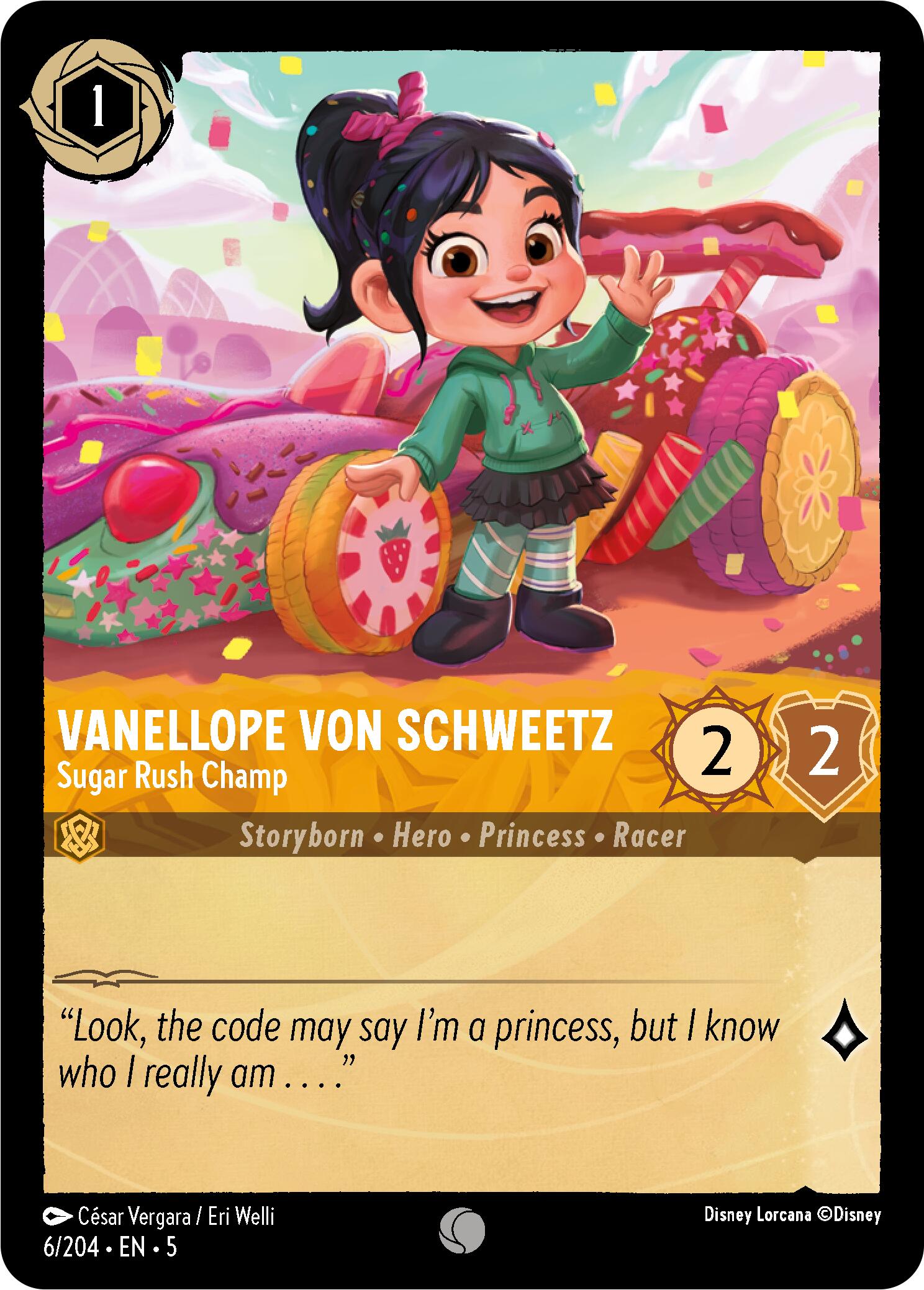 Vanellope von Schweetz - Sugar Rush Champ (6/204) [Shimmering Skies] | Shuffle n Cut Hobbies & Games