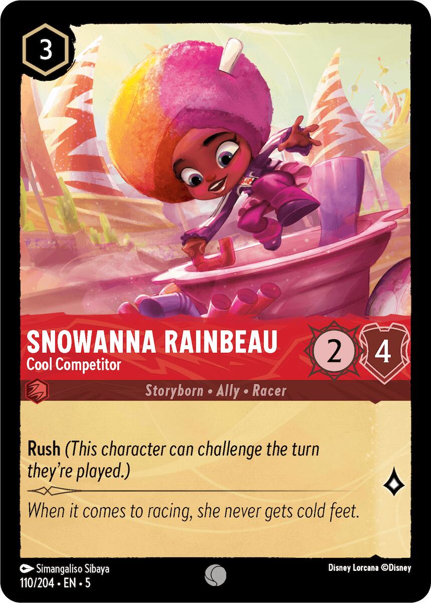 Snowanna Rainbeau - Cool Competitor (110/204) [Shimmering Skies] | Shuffle n Cut Hobbies & Games