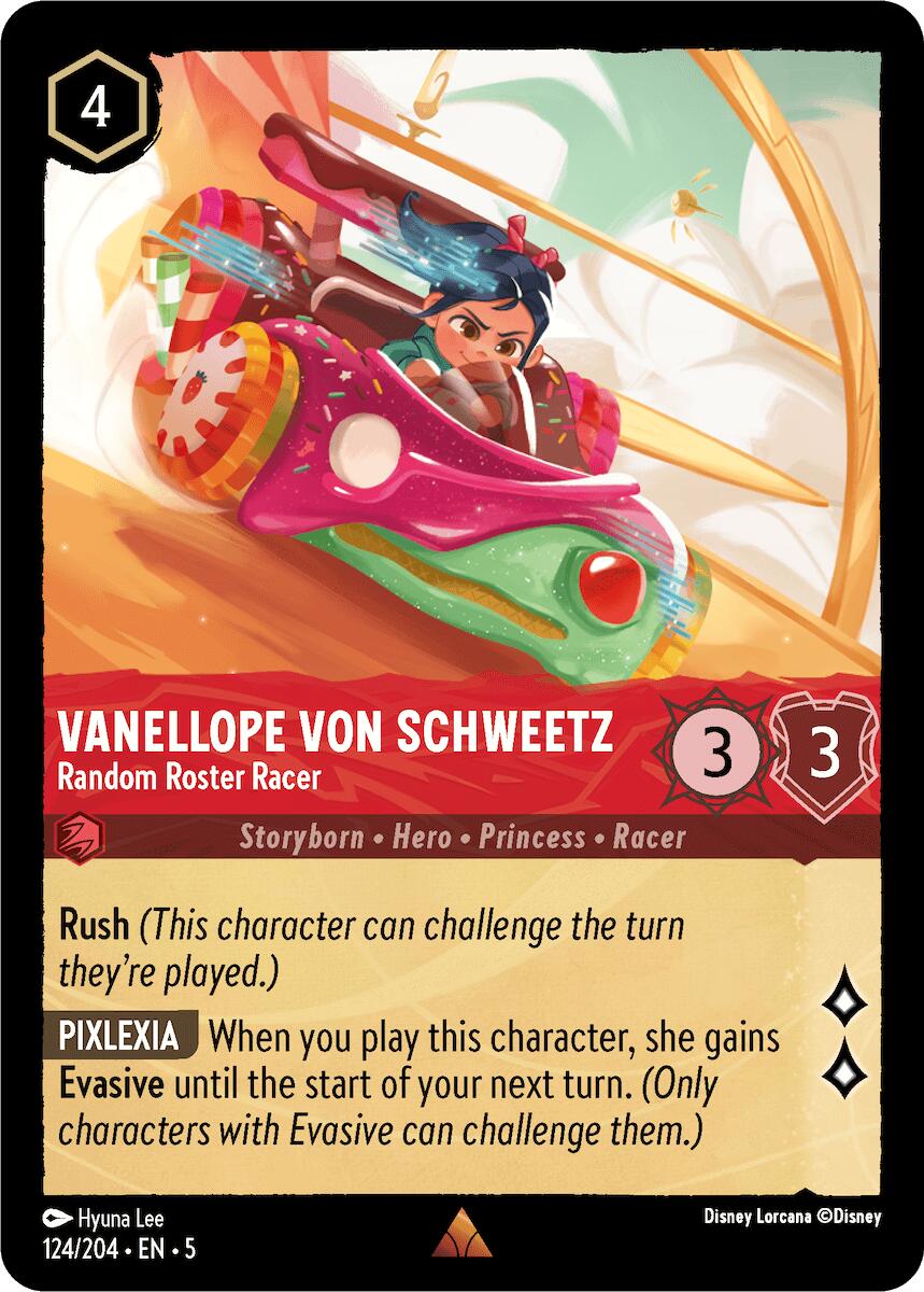 Vanellope von Schweetz - Random Roster Racer (124/204) [Shimmering Skies] | Shuffle n Cut Hobbies & Games
