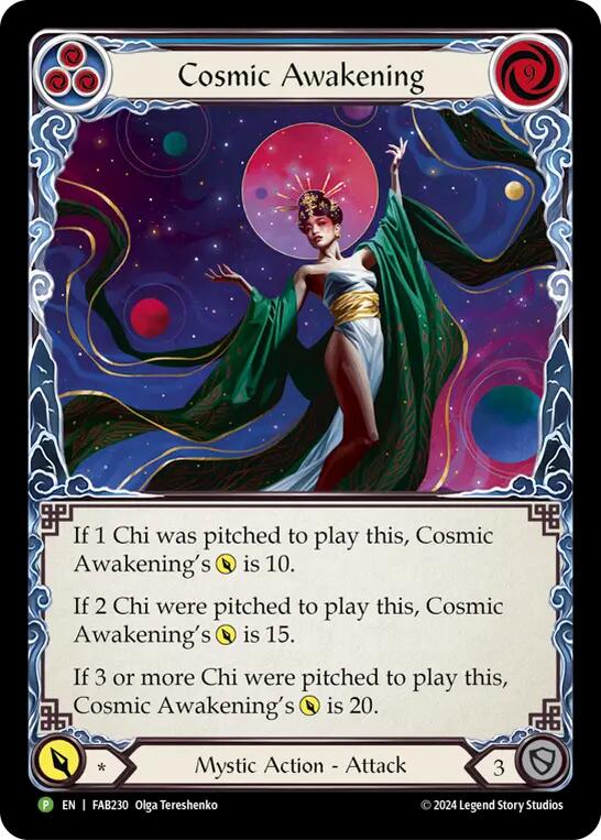 Cosmic Awakening [MST076] (Promo)  Cold Foil | Shuffle n Cut Hobbies & Games