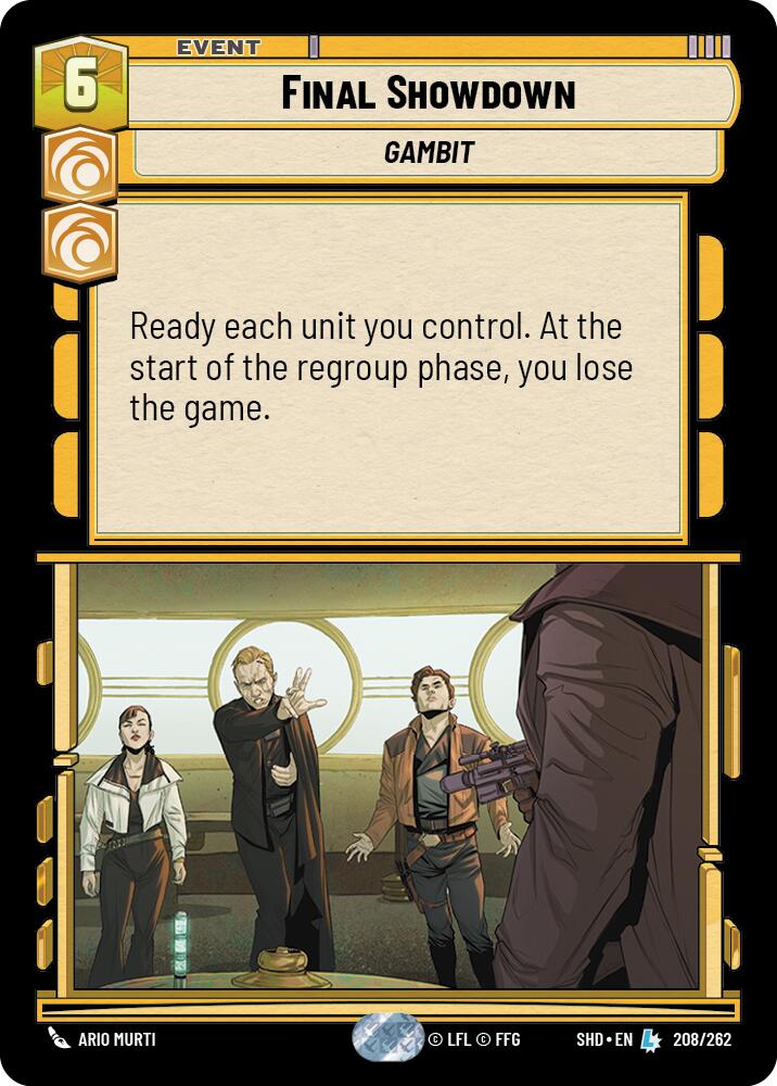 Final Showdown (208/262) (208/262) [Shadows of the Galaxy] | Shuffle n Cut Hobbies & Games