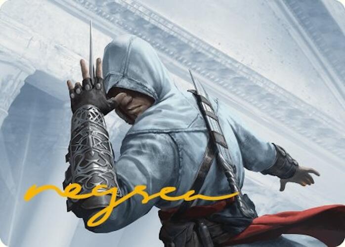 Altair Ibn-La'Ahad Art Card (Gold-Stamped Signature) [Assassin's Creed Art Series] | Shuffle n Cut Hobbies & Games