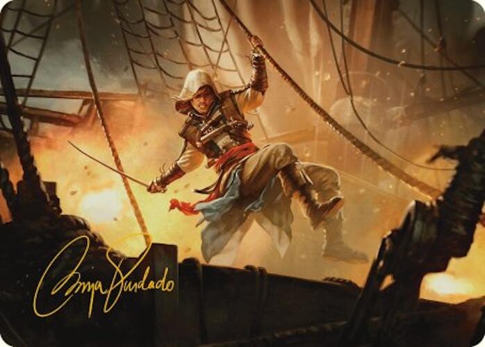 Edward Kenway Art Card (Gold-Stamped Signature) [Assassin's Creed Art Series] | Shuffle n Cut Hobbies & Games