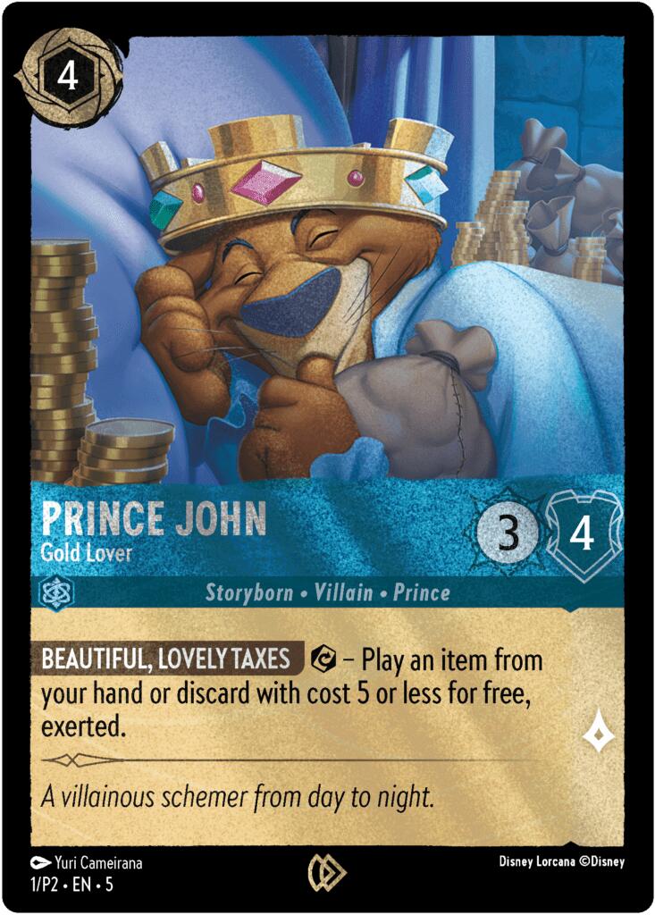 Prince John - Gold Lover (1) [Promo Cards] | Shuffle n Cut Hobbies & Games