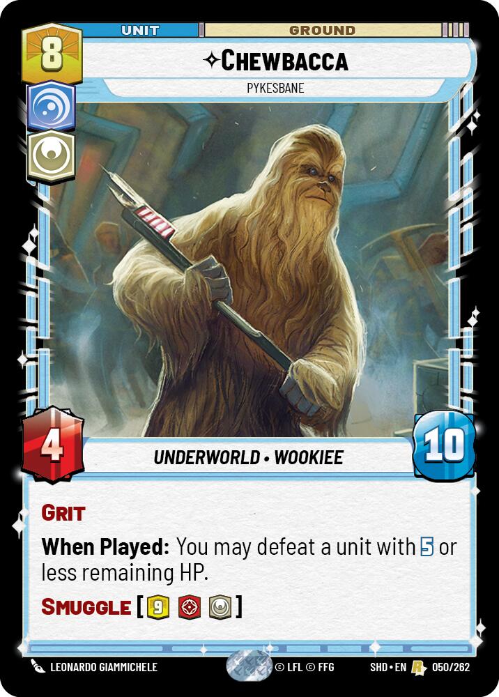 Chewbacca - Pykesbane (050/262) (050/262) [Shadows of the Galaxy] | Shuffle n Cut Hobbies & Games