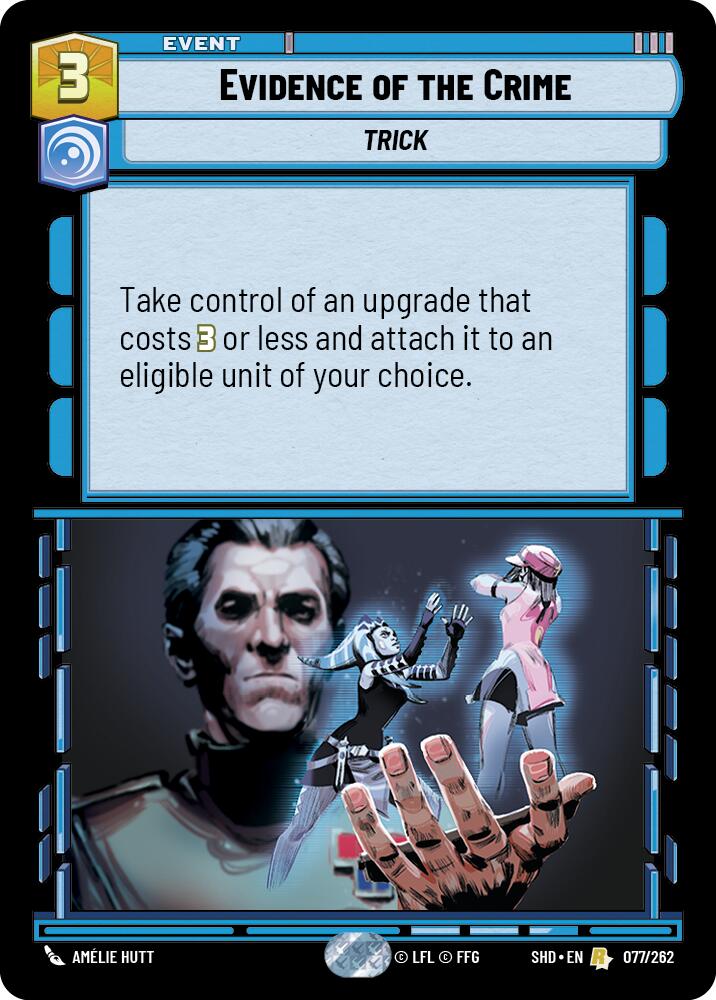 Evidence of the Crime (077/262) (077/262) [Shadows of the Galaxy] | Shuffle n Cut Hobbies & Games
