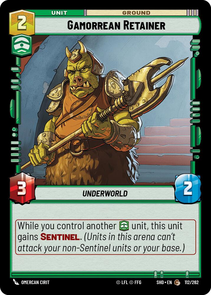Gamorrean Retainer (112/262) (112/262) [Shadows of the Galaxy] | Shuffle n Cut Hobbies & Games