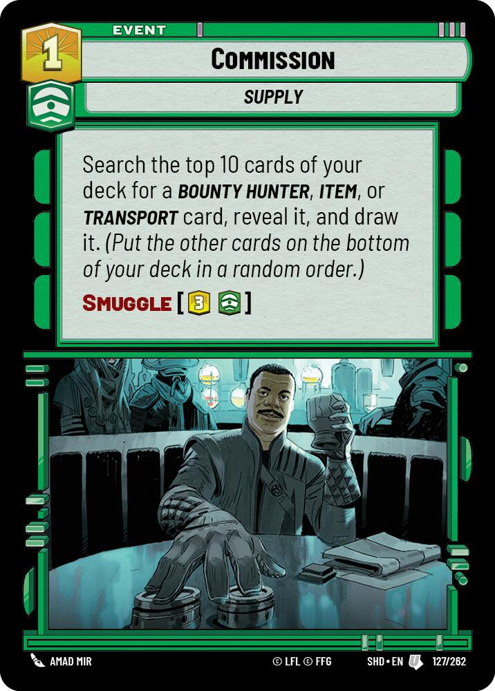 Commission (127/262) (127/262) [Shadows of the Galaxy] | Shuffle n Cut Hobbies & Games