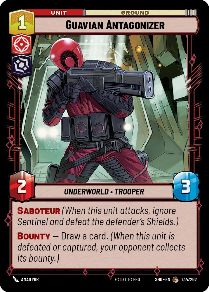 Guavian Antagonizer (134/262) (134/262) [Shadows of the Galaxy] | Shuffle n Cut Hobbies & Games