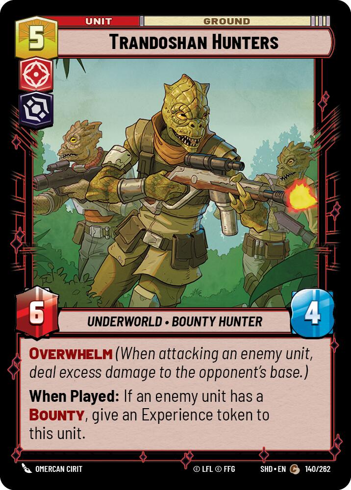 Trandoshan Hunters (140/262) (140/262) [Shadows of the Galaxy] | Shuffle n Cut Hobbies & Games