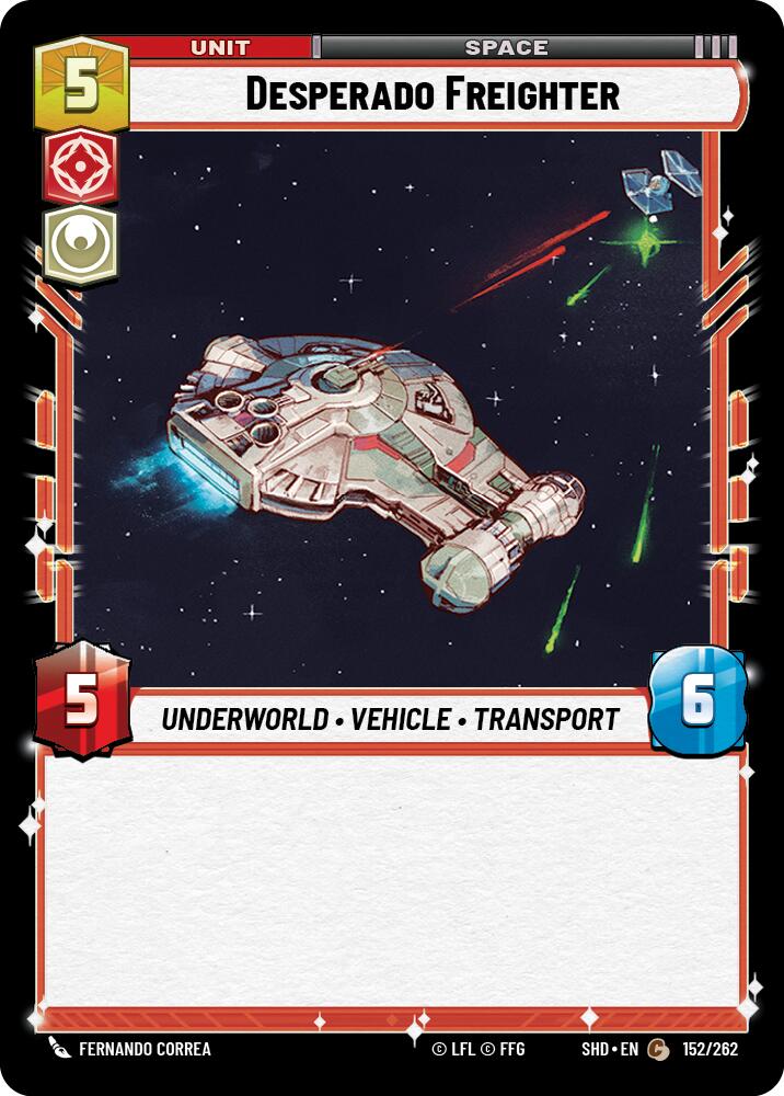 Desperado Freighter (152/262) (152/262) [Shadows of the Galaxy] | Shuffle n Cut Hobbies & Games
