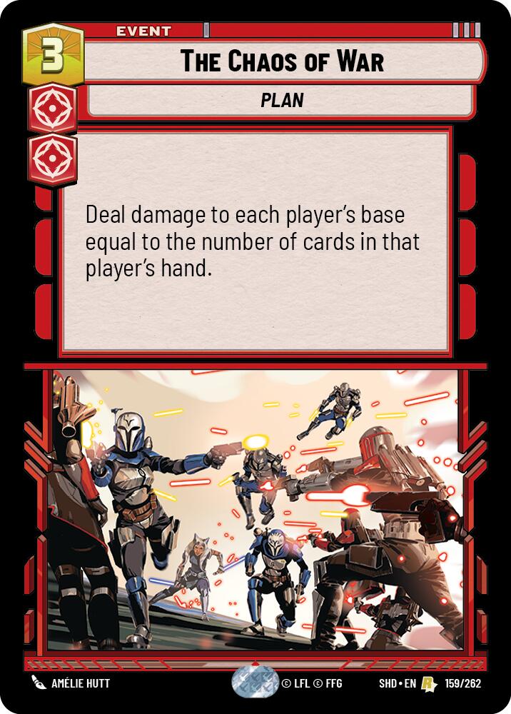 The Chaos of War (159/262) (159/262) [Shadows of the Galaxy] | Shuffle n Cut Hobbies & Games