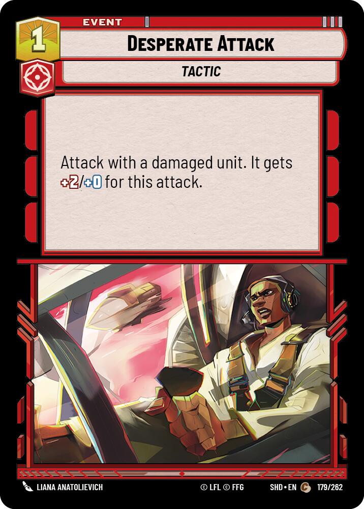 Desperate Attack (179/262) (179/262) [Shadows of the Galaxy] | Shuffle n Cut Hobbies & Games