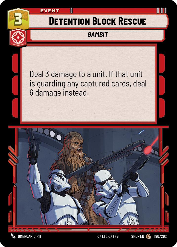 Detention Block Rescue (180/262) (180/262) [Shadows of the Galaxy] | Shuffle n Cut Hobbies & Games