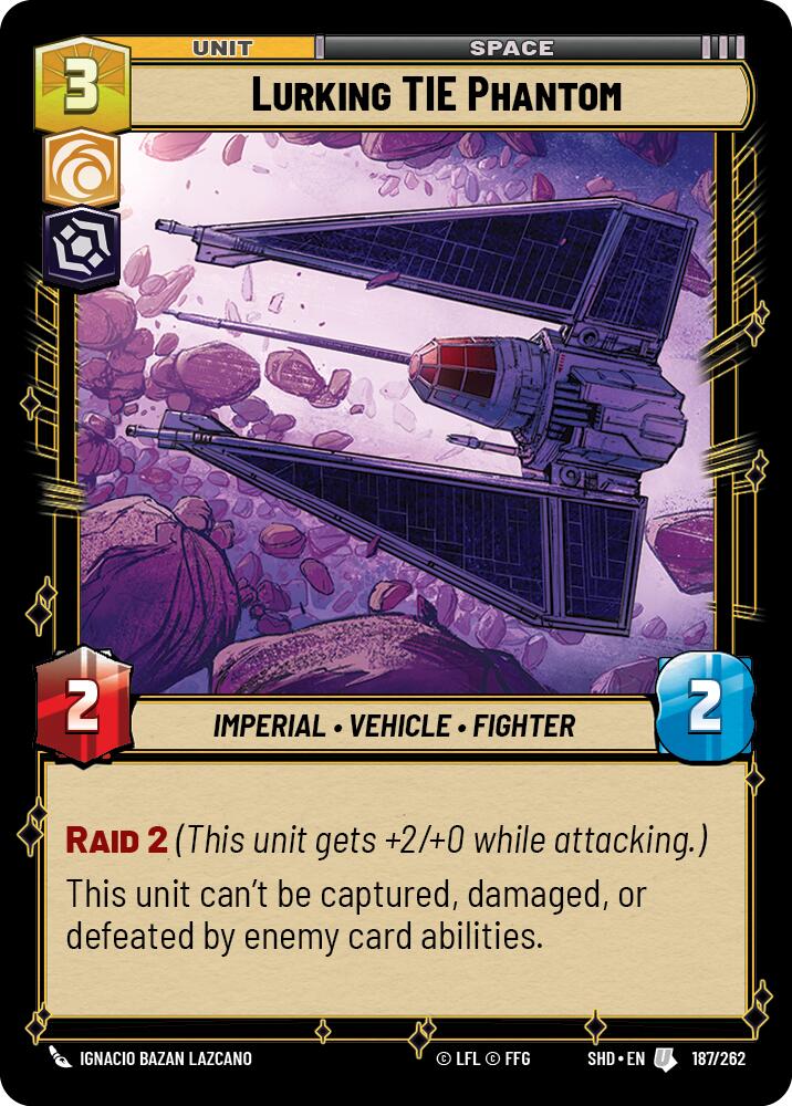Lurking TIE Phantom (187/262) (187/262) [Shadows of the Galaxy] | Shuffle n Cut Hobbies & Games