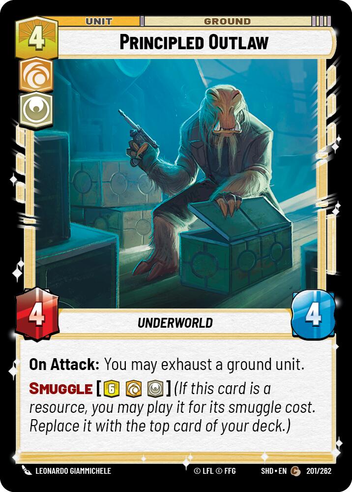 Principled Outlaw (201/262) (201/262) [Shadows of the Galaxy] | Shuffle n Cut Hobbies & Games