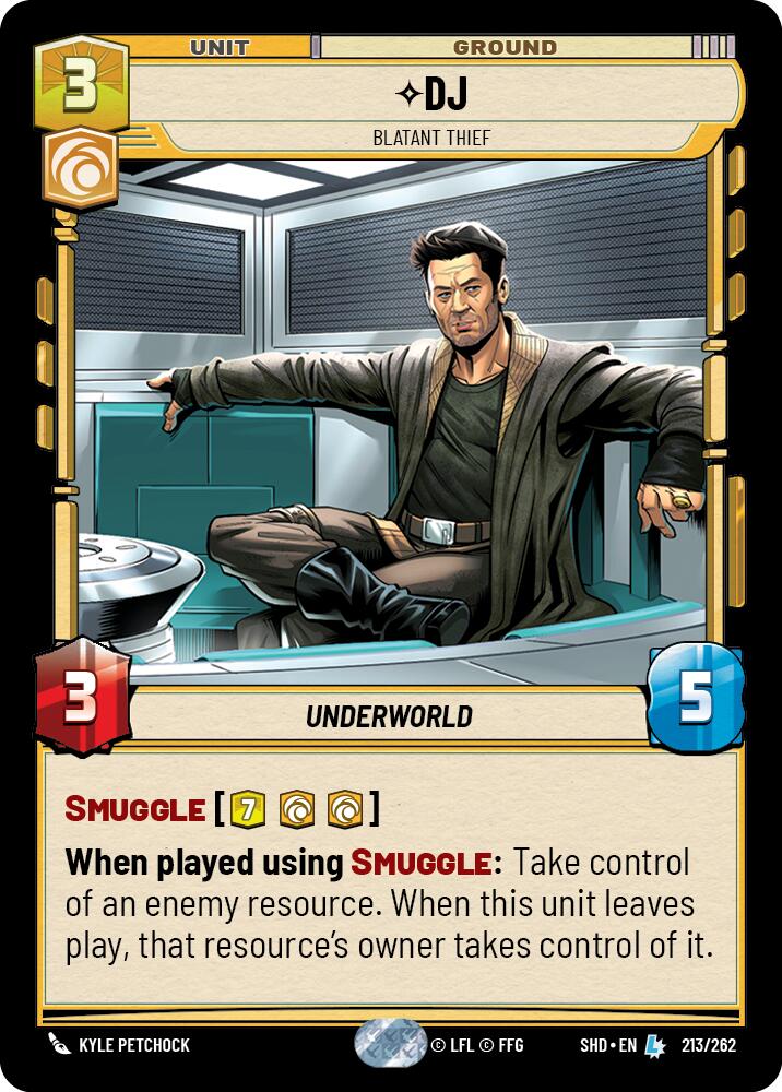 DJ - Blatant Thief (213/262) (213/262) [Shadows of the Galaxy] | Shuffle n Cut Hobbies & Games