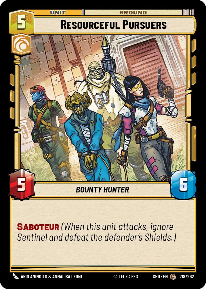 Resourceful Pursuers (218/262) (218/262) [Shadows of the Galaxy] | Shuffle n Cut Hobbies & Games