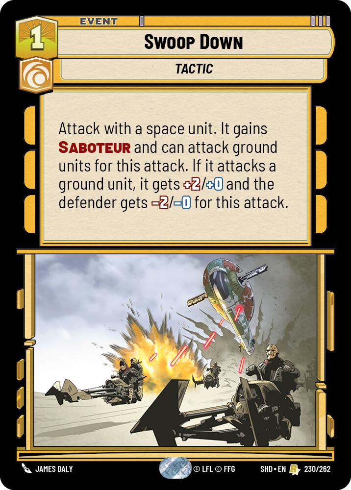 Swoop Down (230/262) (230/262) [Shadows of the Galaxy] | Shuffle n Cut Hobbies & Games