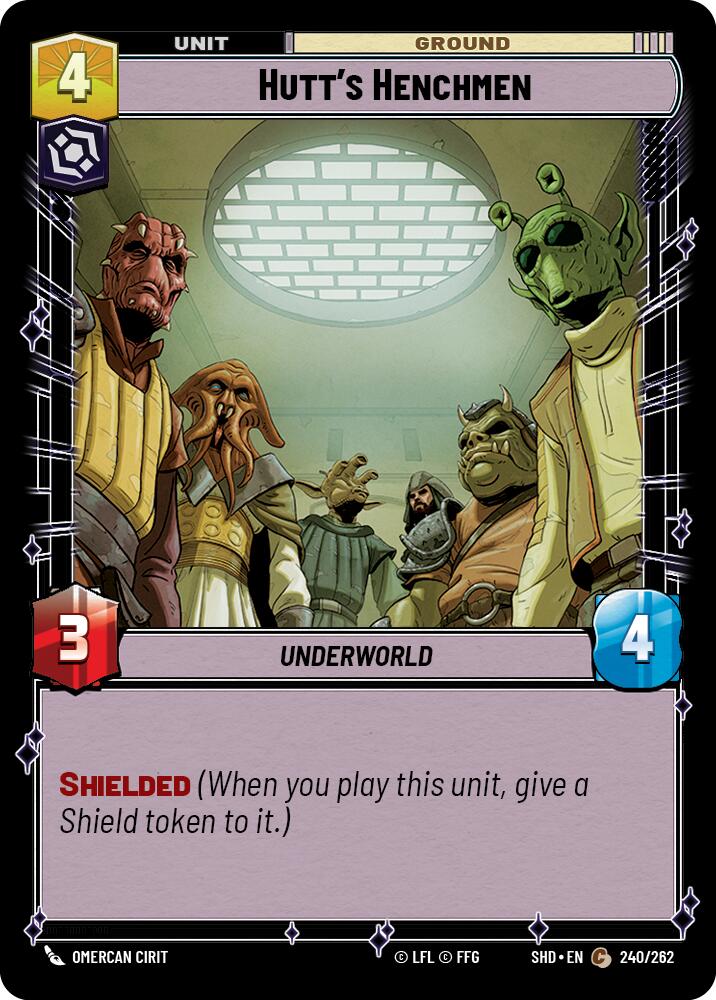 Hutt's Henchmen (240/262) (240/262) [Shadows of the Galaxy] | Shuffle n Cut Hobbies & Games