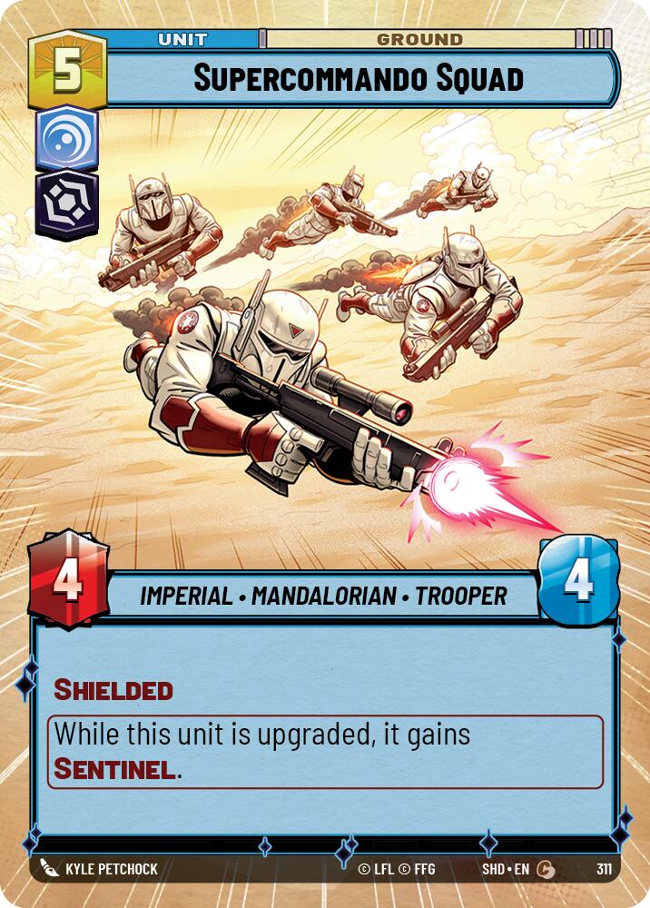 Supercommando Squad (311) (Hyperspace) (311) [Shadows of the Galaxy] | Shuffle n Cut Hobbies & Games