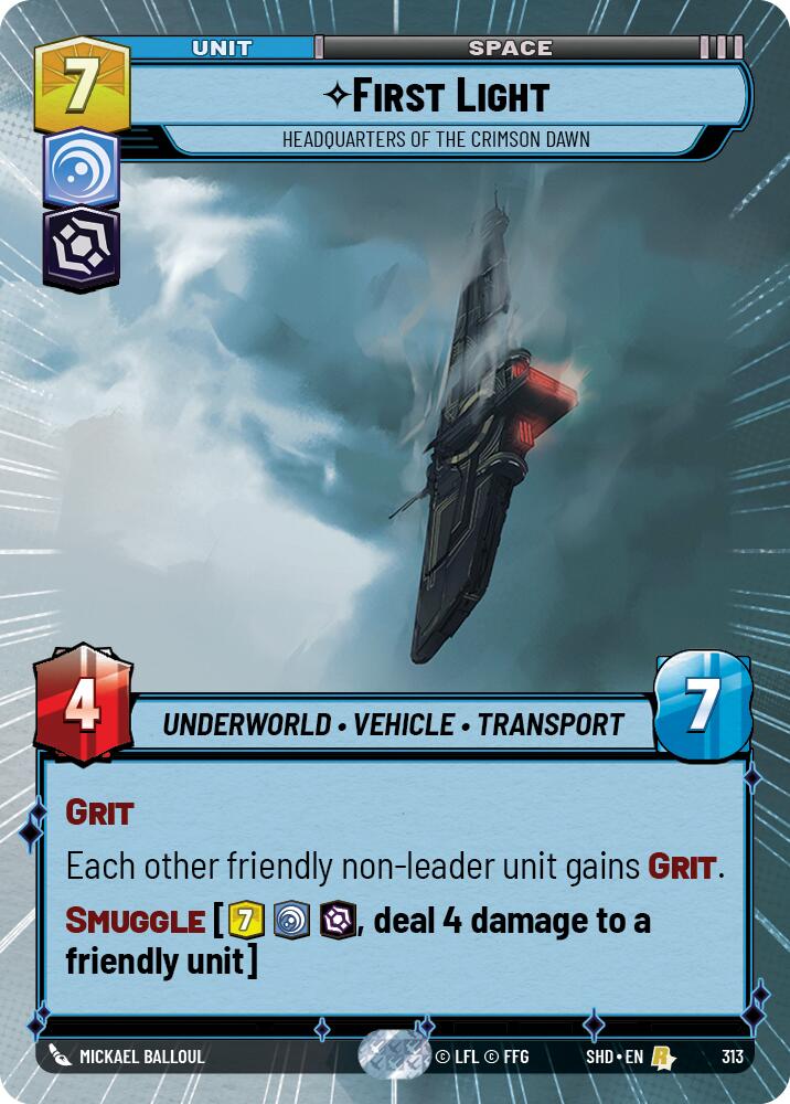 First Light - Headquarters of the Crimson Dawn (313) (Hyperspace) (313) [Shadows of the Galaxy] | Shuffle n Cut Hobbies & Games