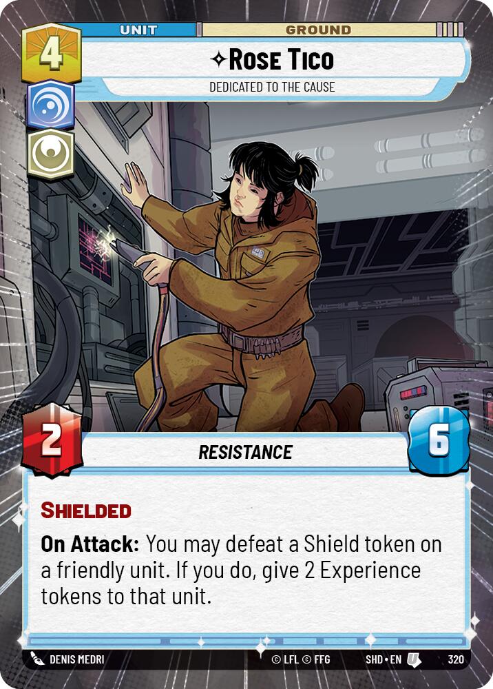 Rose Tico - Dedicated to the Cause (320) (Hyperspace) (320) [Shadows of the Galaxy] | Shuffle n Cut Hobbies & Games