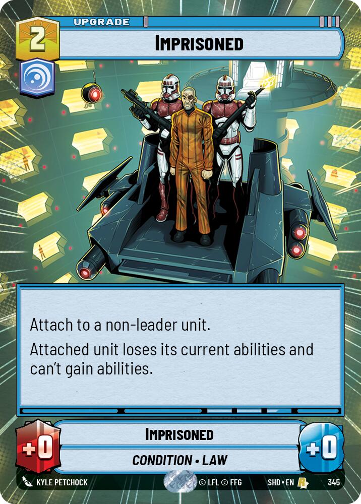 Imprisoned (345) (Hyperspace) (345) [Shadows of the Galaxy] | Shuffle n Cut Hobbies & Games