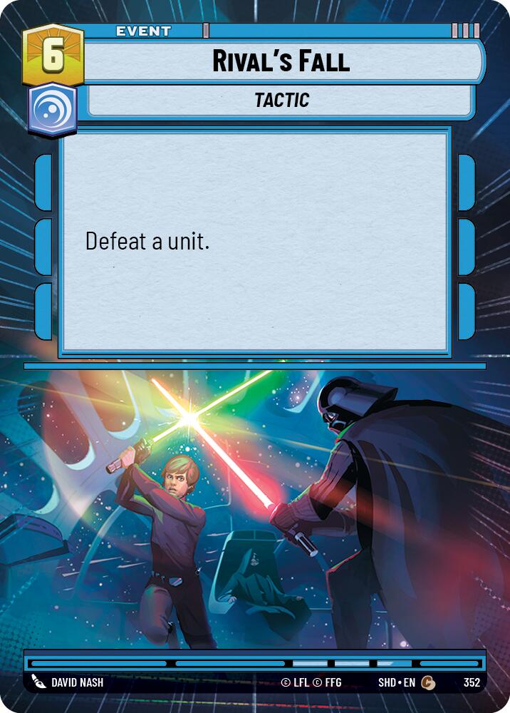 Rival's Fall (352) (Hyperspace) (352) [Shadows of the Galaxy] | Shuffle n Cut Hobbies & Games