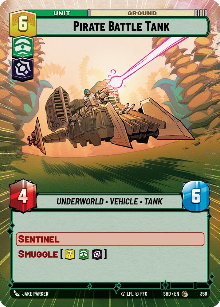 Pirate Battle Tank (358) (Hyperspace) (358) [Shadows of the Galaxy] | Shuffle n Cut Hobbies & Games